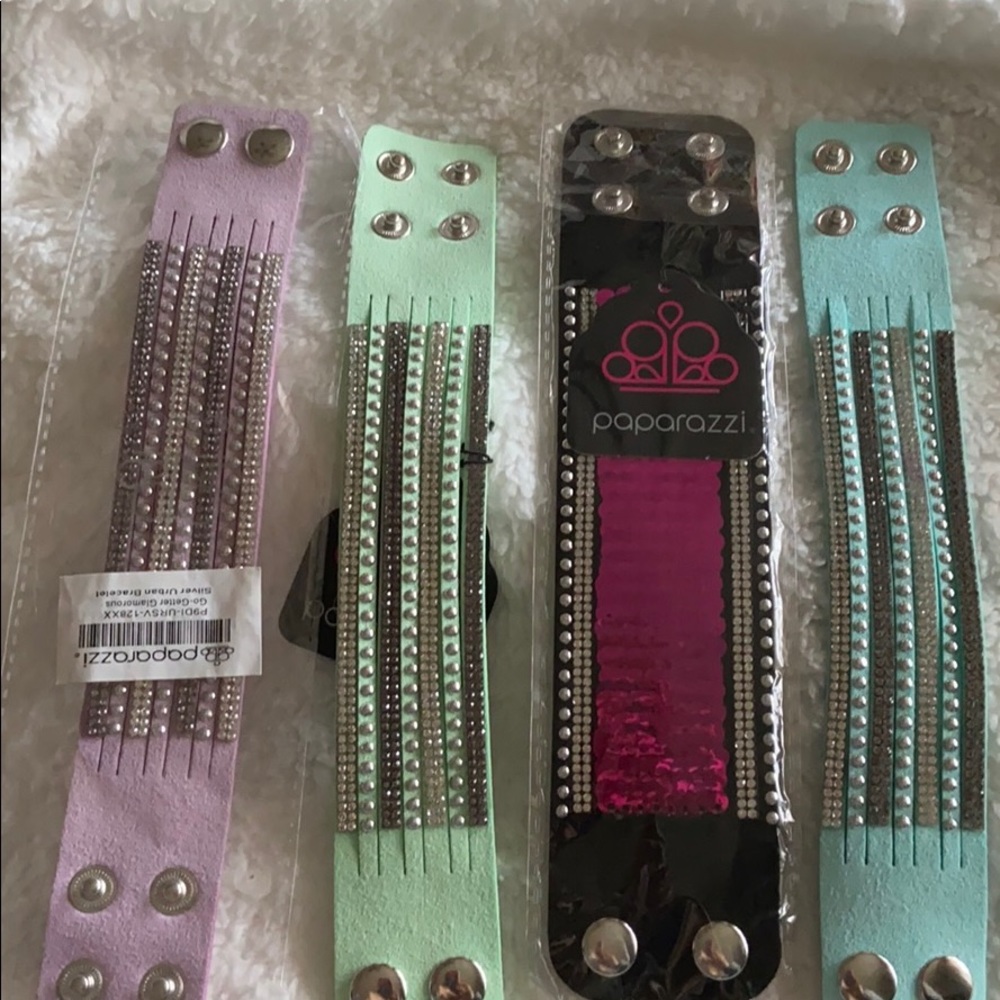Lot of four paparazzi Wrap bracelet
